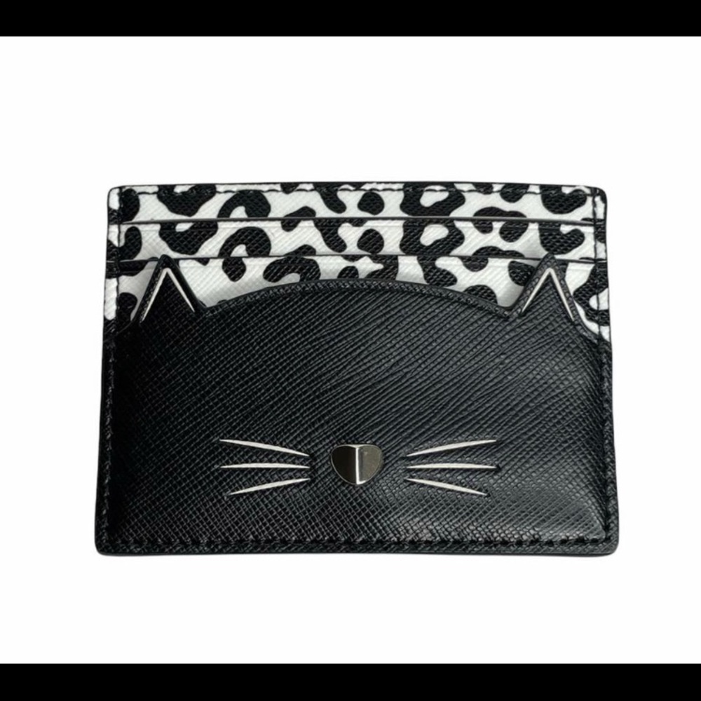 Kate Spade Cat slim Card Holder MEOW